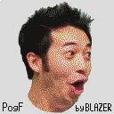 Мап-арт: Мем PogChamp: «PogF»