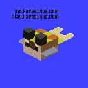 Мап-арт: Анимированный мап-арт с карасём, первое состояние