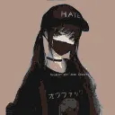 Мап-арт: Аниме-девушка в кепке
