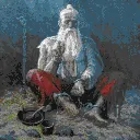 Мап-арт: Седой старик