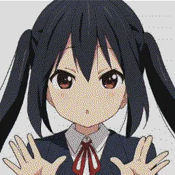 Мап-арт: Адзуса из «K-On!»