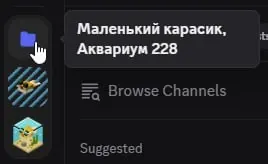 Иконки дс-серверов «Маленький карасик, Аквариум 228»