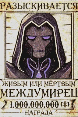 Мап-арт: Плакат «Разыскивается: Междумирец»