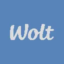 Мап-арт: Логотип Wolt
